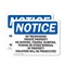 Signmission No Trespassing Private Property No Hunting OSHA Notice Sign, Plastic, 10in W x 7in L, 2PK OS-2PACK-NS-P-710-L-14972 - alternate 1